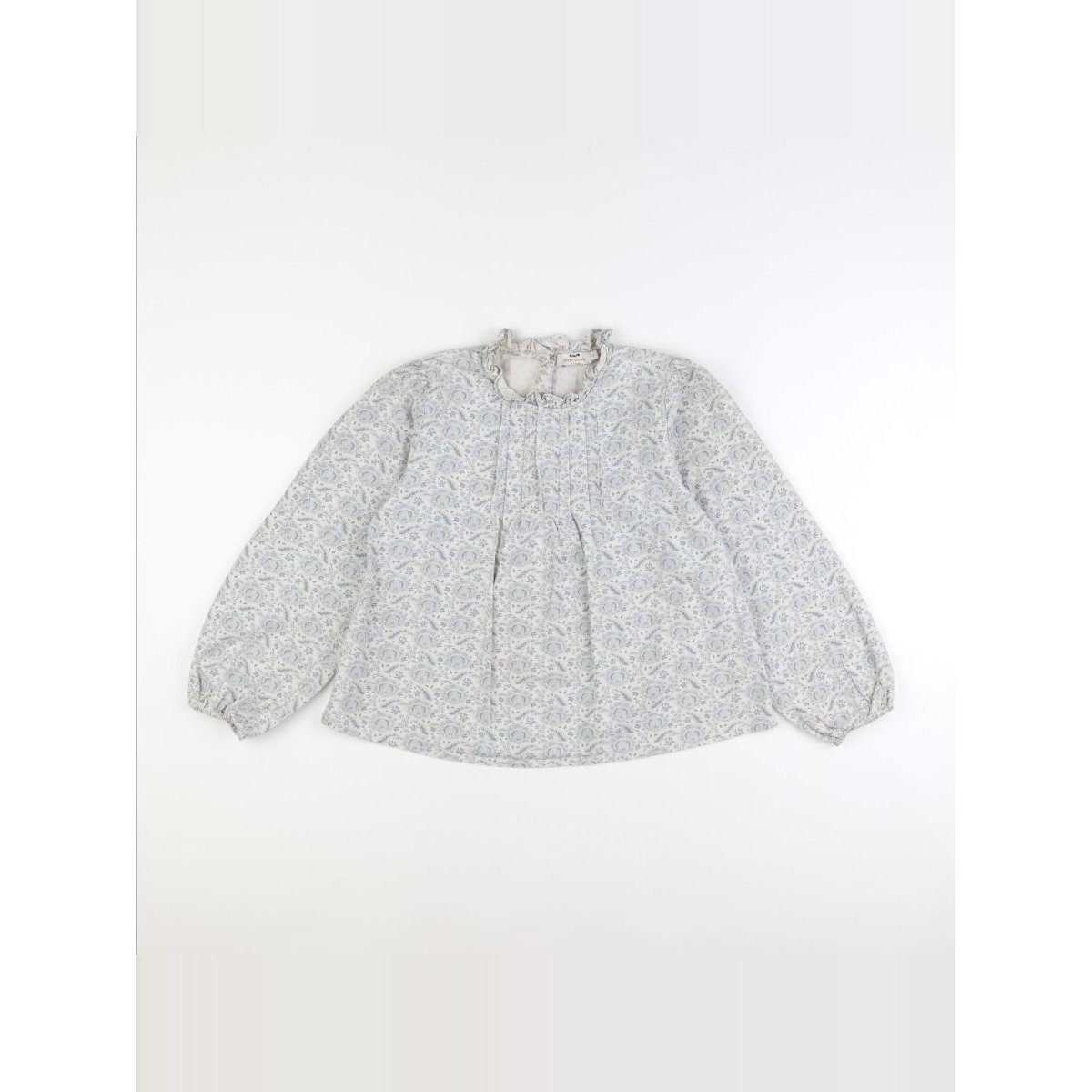 Blouse - Bon état blanc, bleu, CYRILLUS