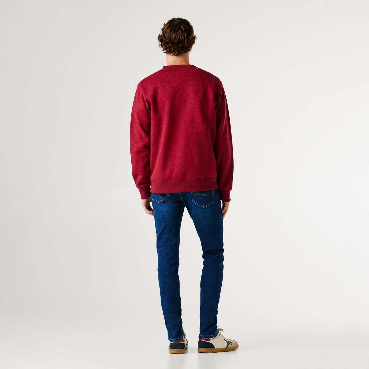 Sweat-Shirt Coupe Regular À Col Rond rouge de grisse, PEPE JEANS