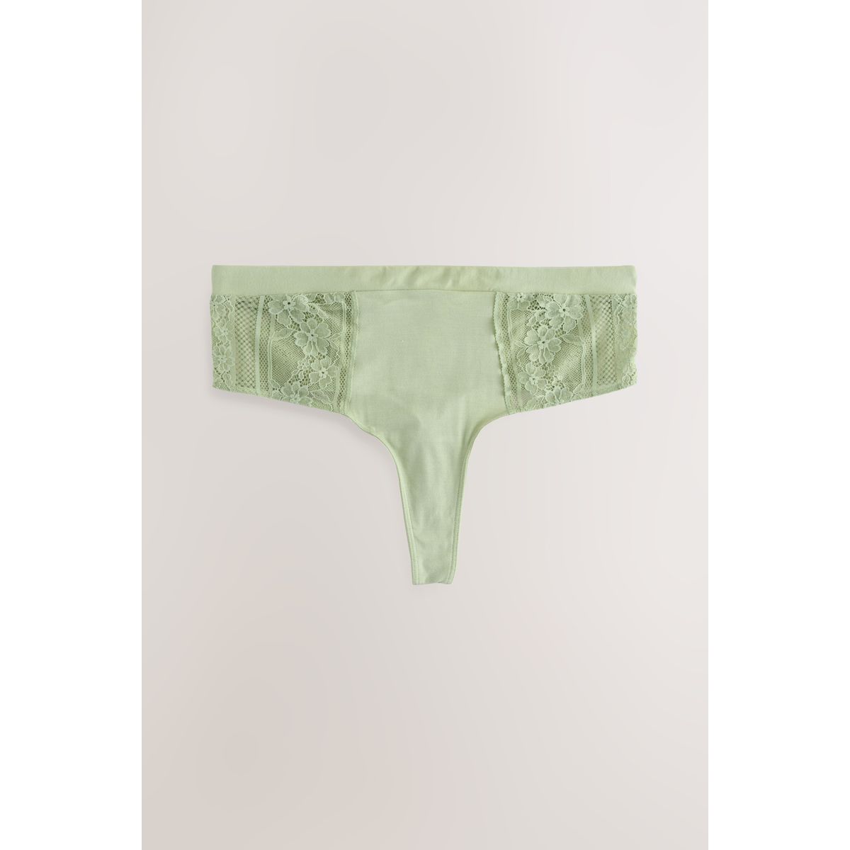Culotte en dentelle et modal, lot de 3 kaki/rose clair/crème, NEXT