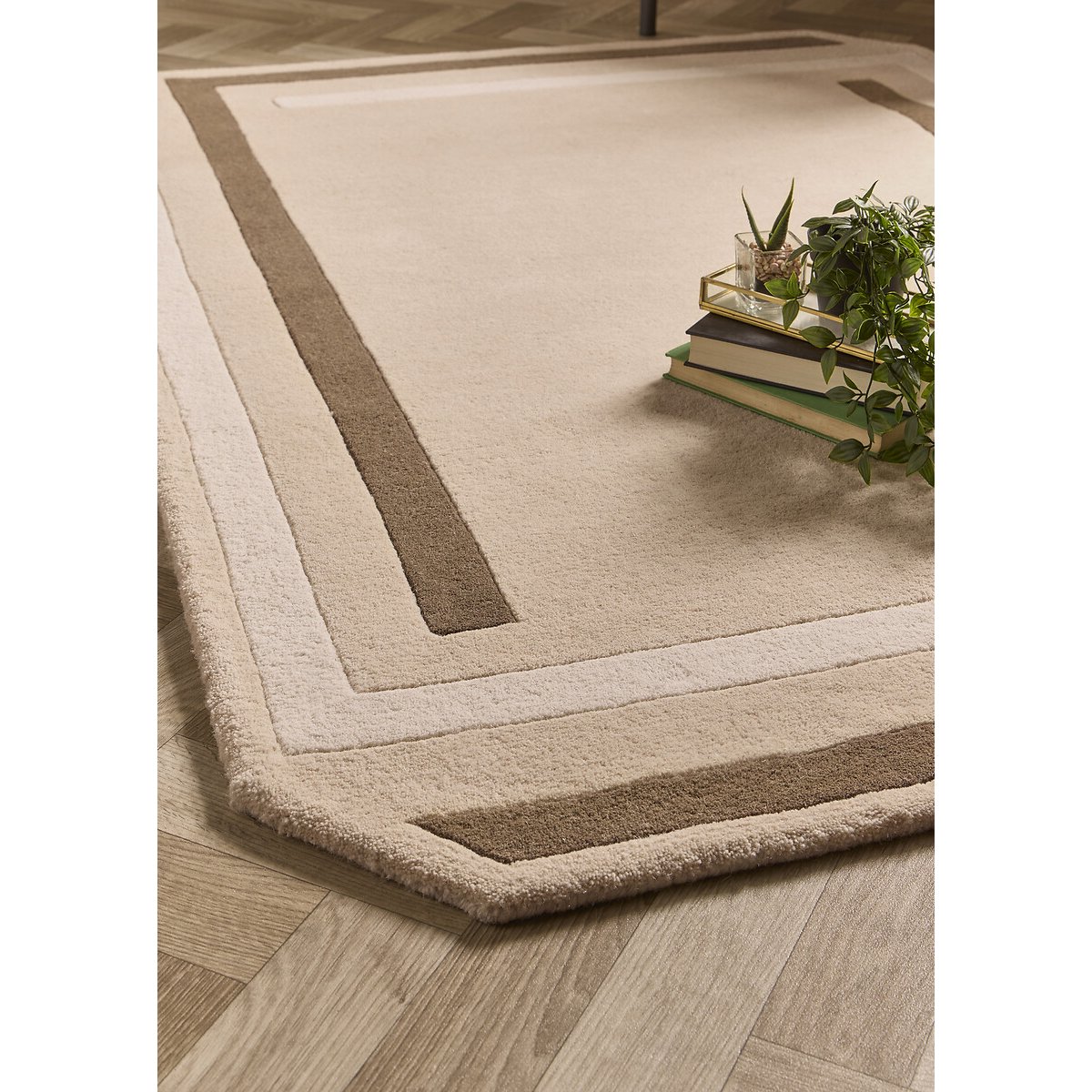 Origin Contour Rug brown , SO'HOME