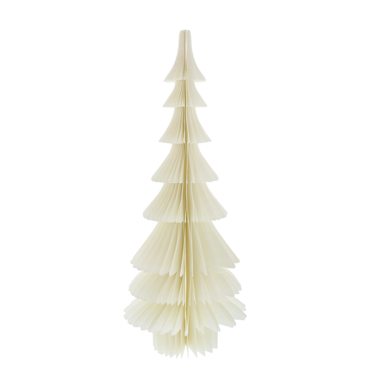 Set of 2 35cm & 50cm Nordic Lights Paper Christmas Trees white, SO'HOME