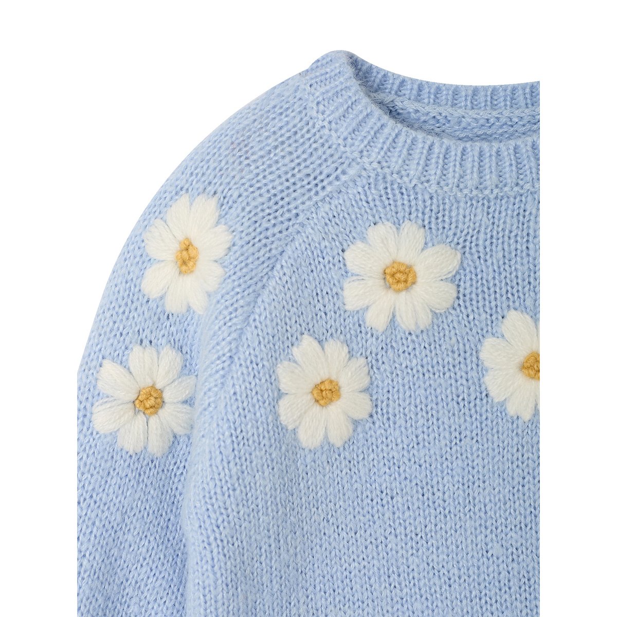 Pull naissance ouverture côté bleu ciel, VERTBAUDET