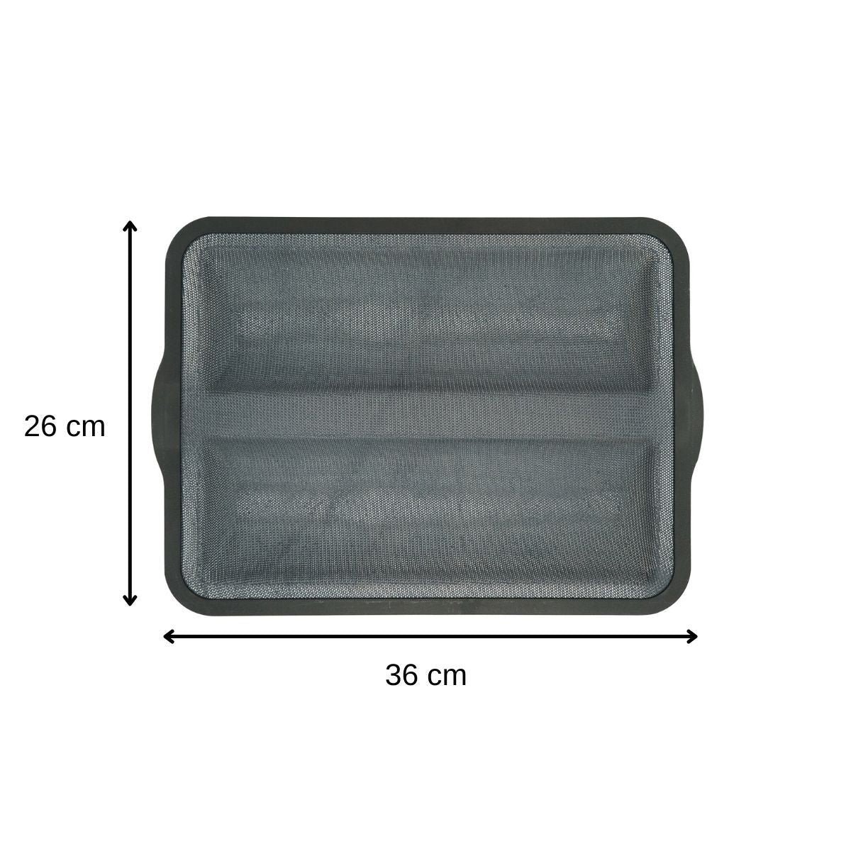 Set de 4 ustensiles de pâtisserie moule SILICONE FIBRE DE VERRE noir|gris, ZENKER