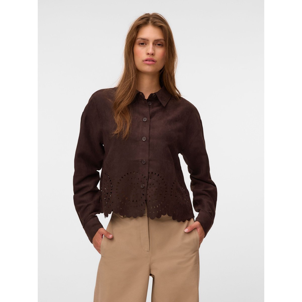 Chemise chocolate torte, VERO MODA