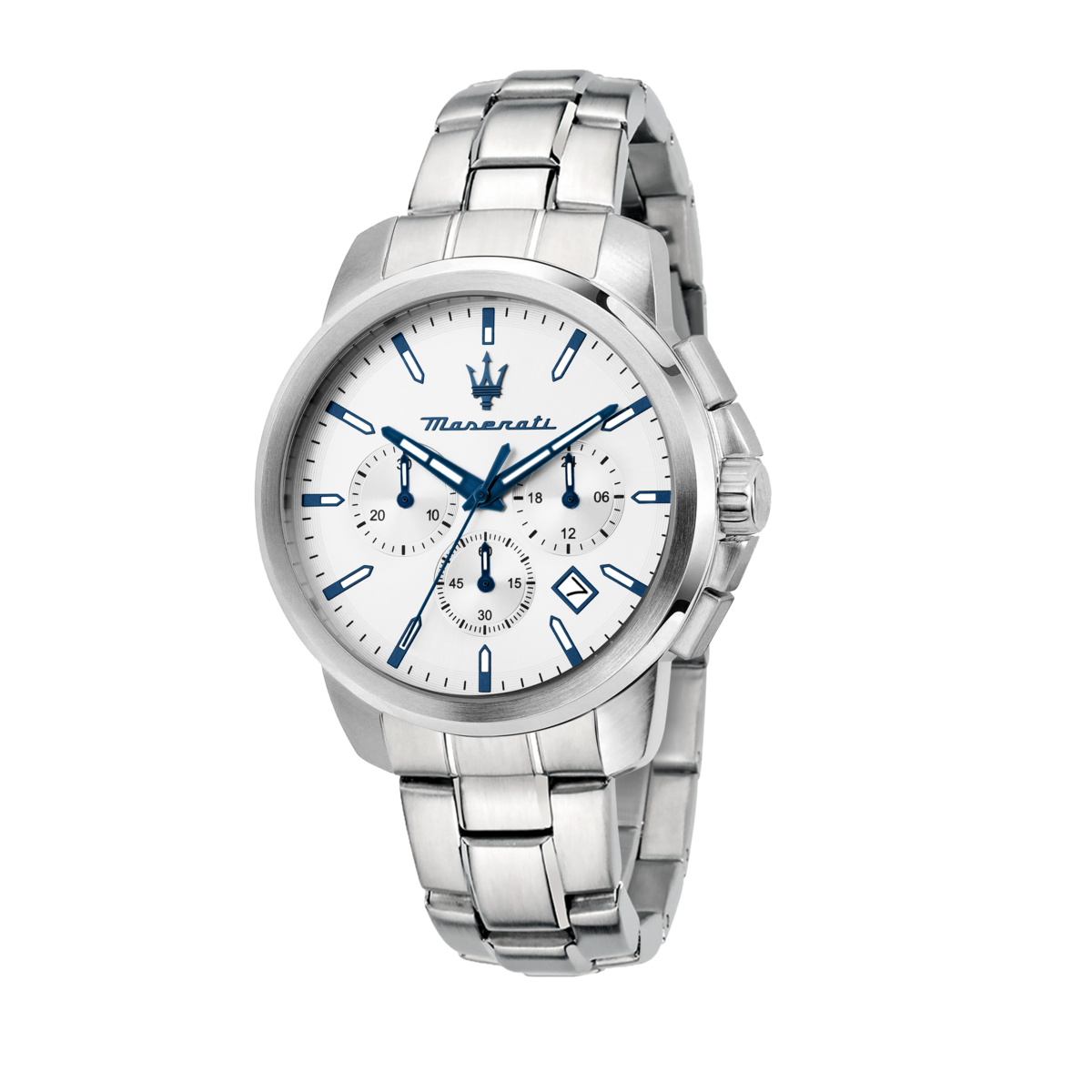 Montre Analogique  SUCCESSO argenté blanc argenté, MASERATI