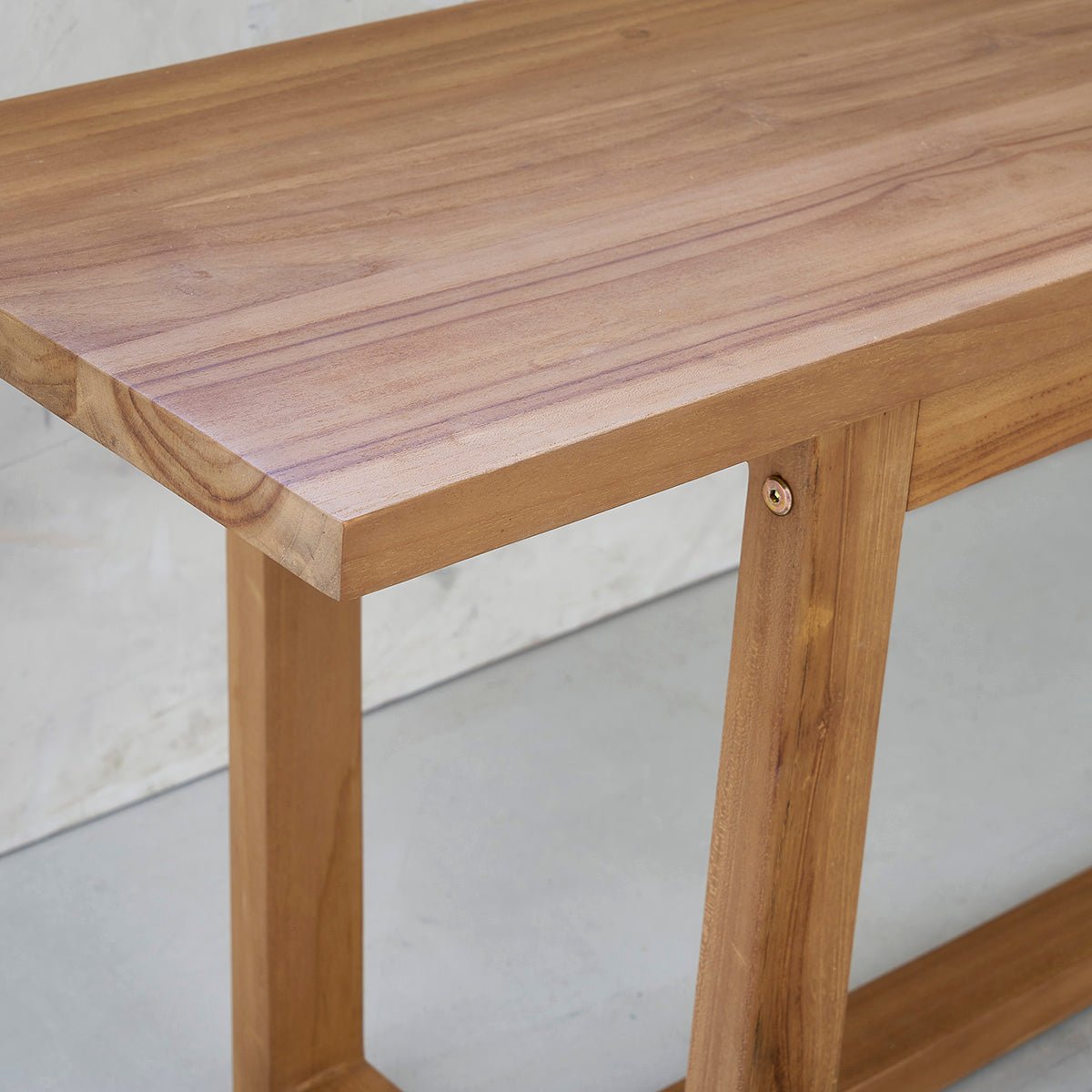 Banc en teck massif 160 cm TRISTAN naturel, BERAH GETAH