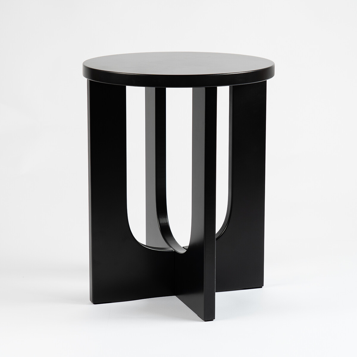Alina Sculptural Side Table black, SO'HOME