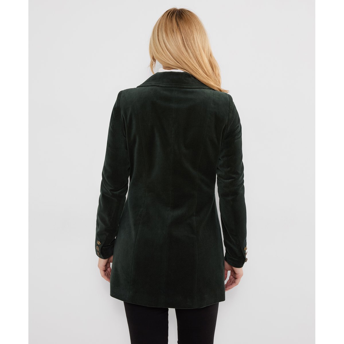 Manteau Croisé en Moleskine Esme vert, JOE BROWNS