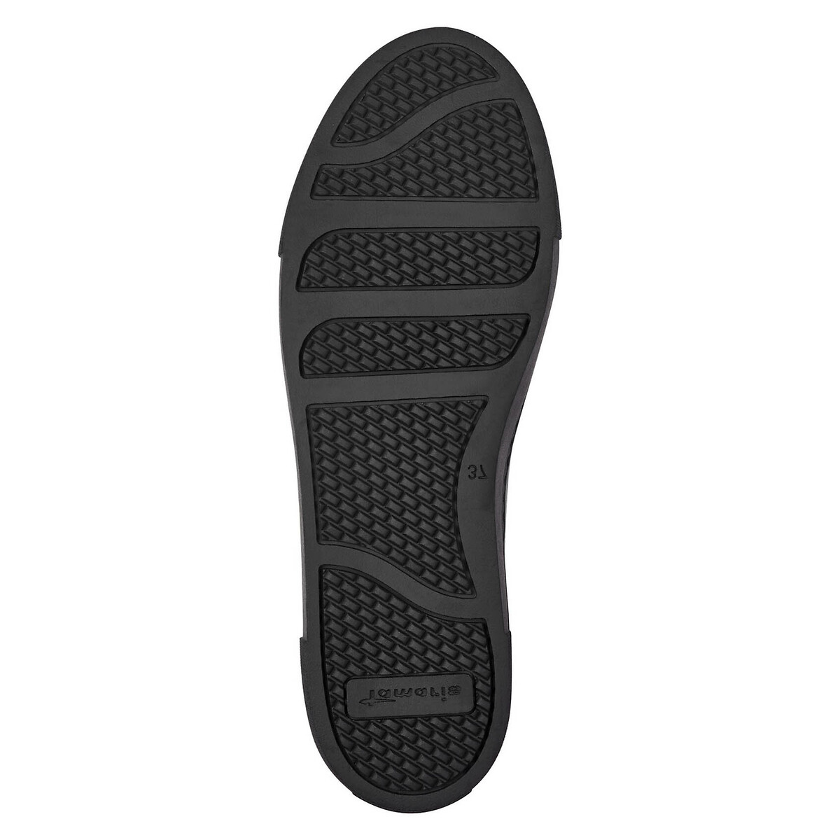 Baskets vernies noir verni, TAMARIS