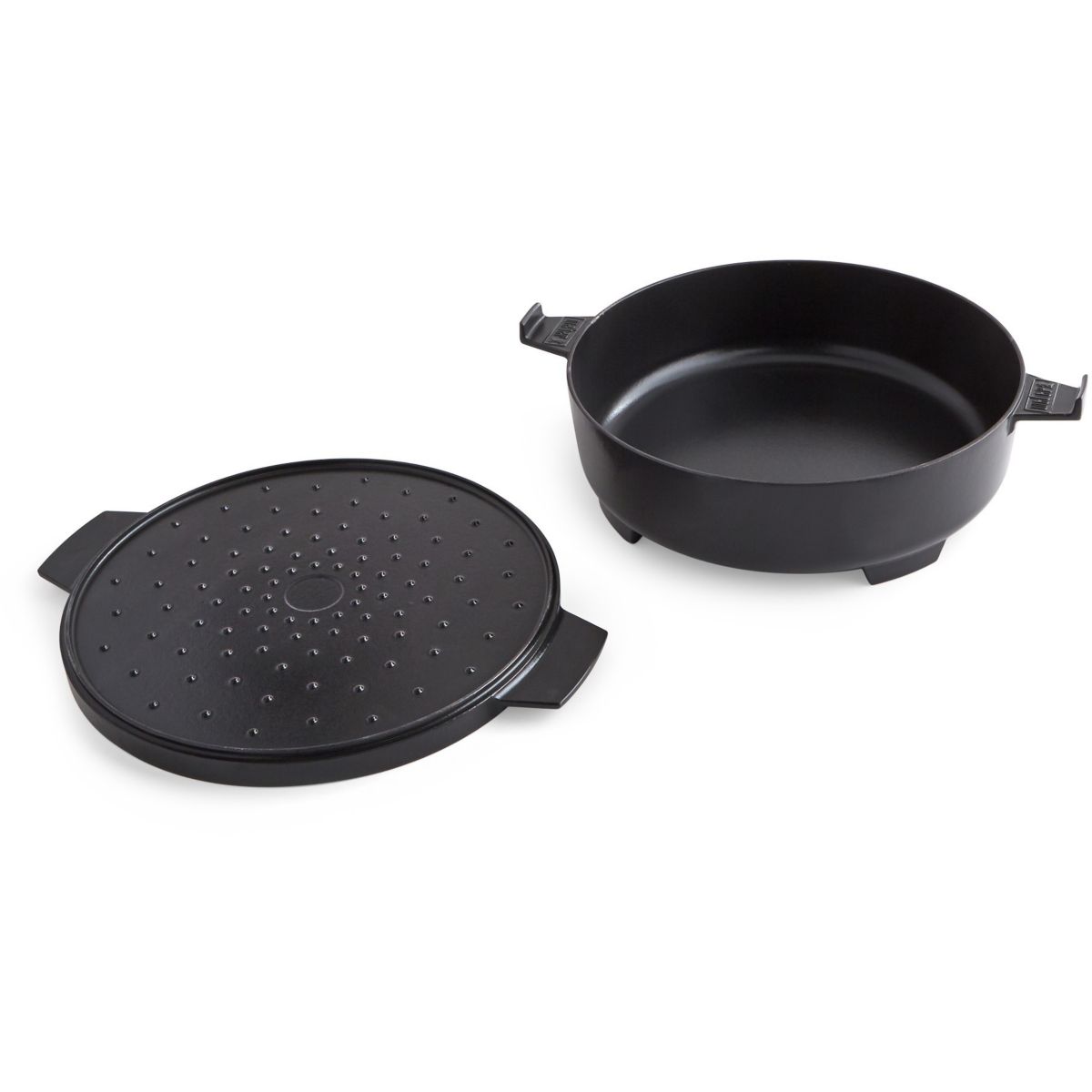 Cocotte barbecue COCOTTE 2 EN 1 POUR GBS noir, WEBER