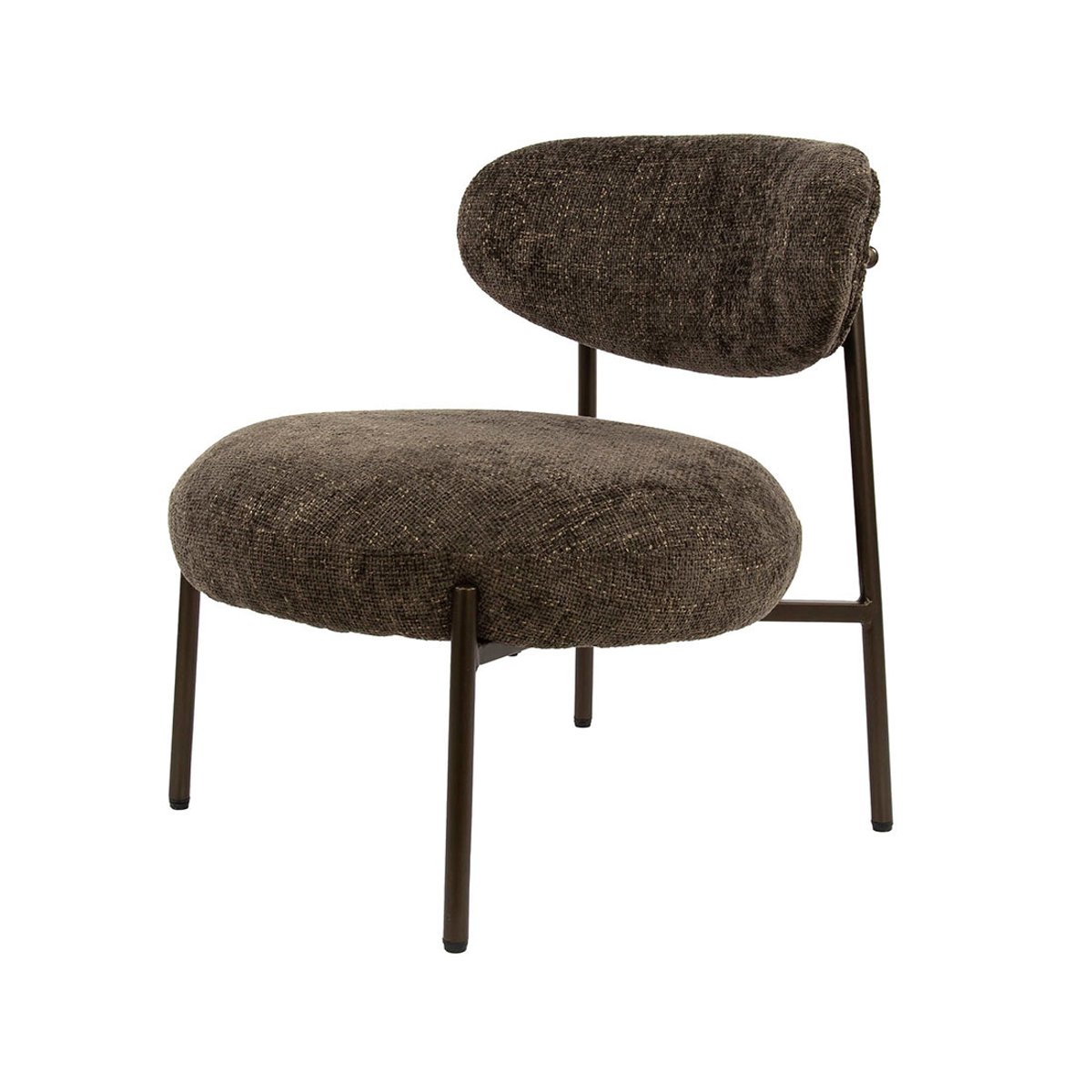 Fauteuil - ADELIA marron, BEST MOBILIER