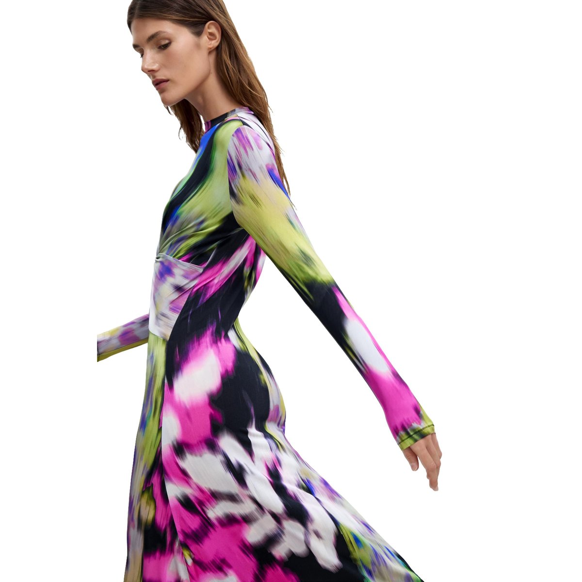 Robe longue imprimée M. C. Lacroix multicolore, DESIGUAL