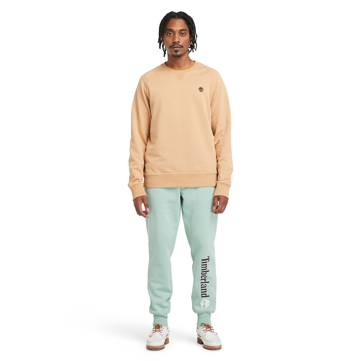 Felpa girocollo Exeter River cammello chiaro, TIMBERLAND
