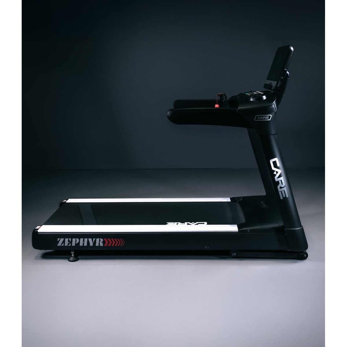 Tapis de course professionnel - 24km/h - CARE - ZEPHYR noir, CARE FITNESS