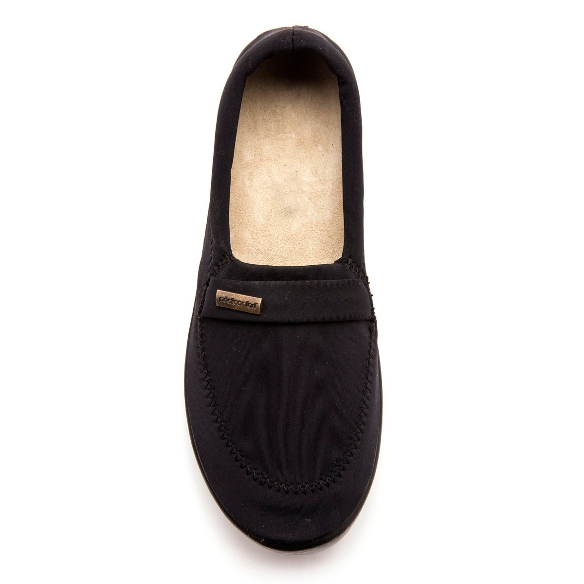 Mocassins extensibles noir, PEDICONFORT