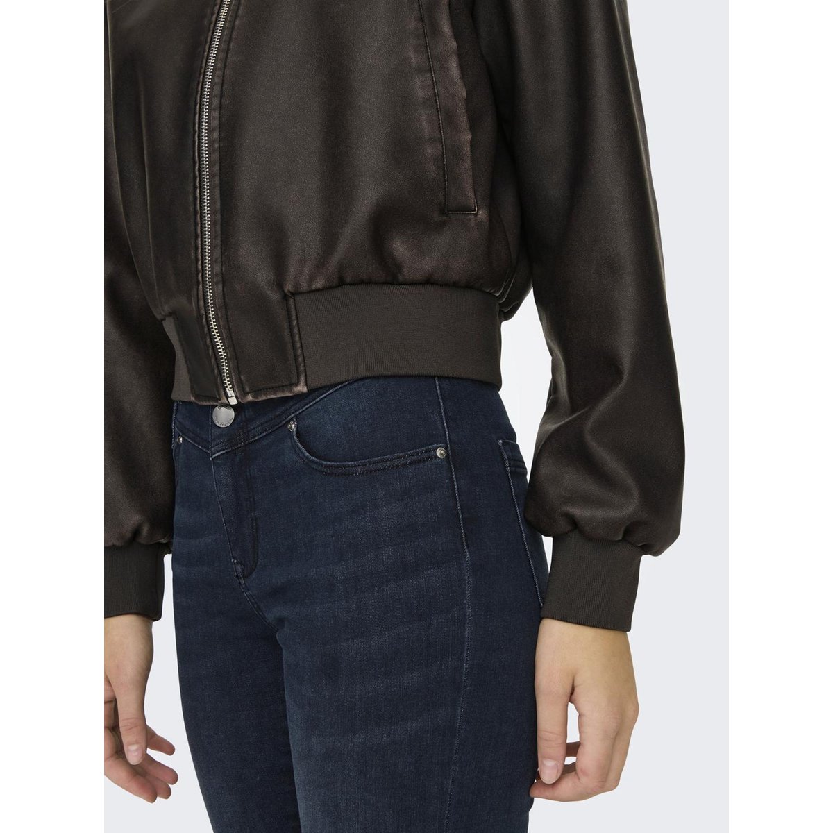 Veste Bomber chocolate brown, ONLY