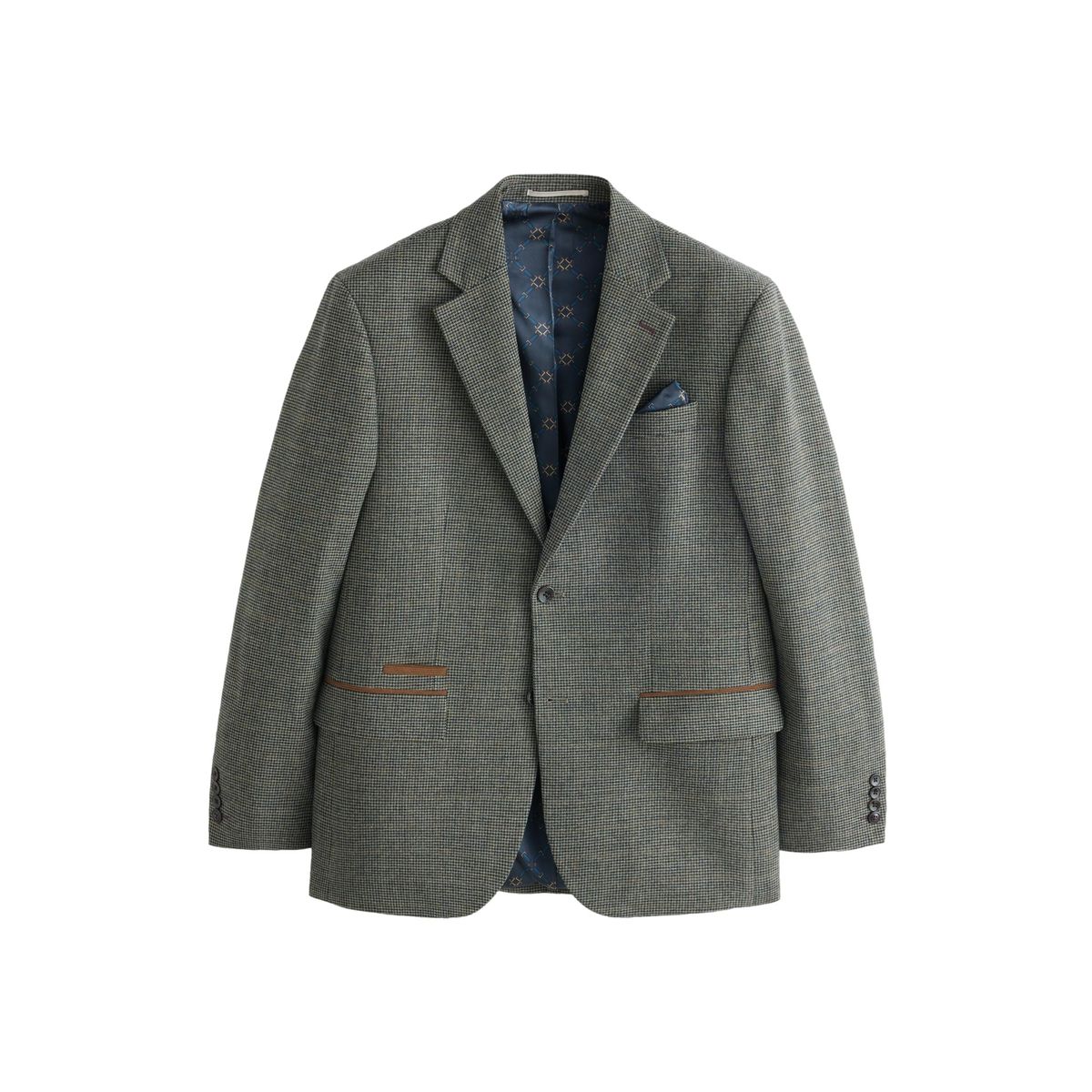 Veste regular en laine mélangée nova fides vert, NEXT