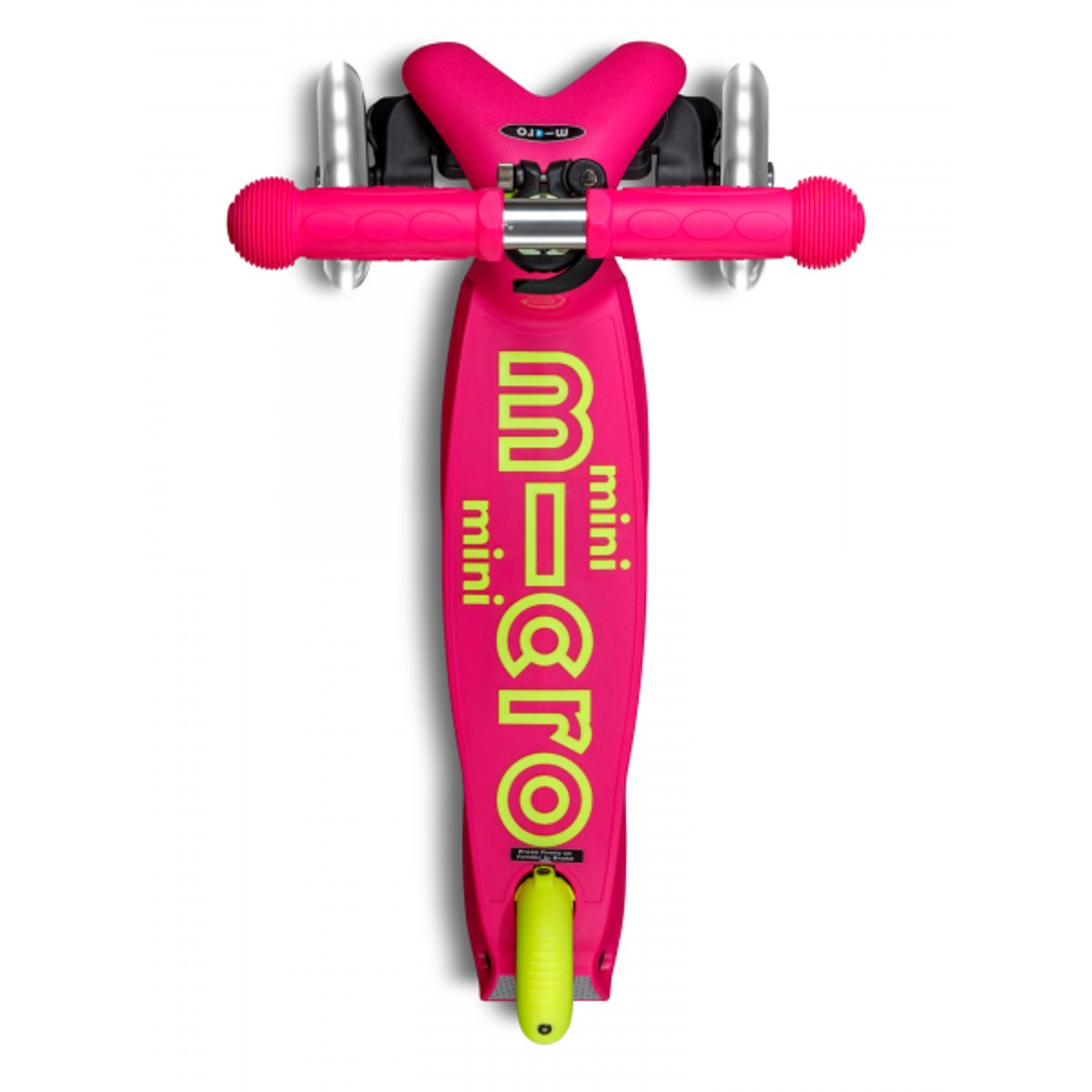 Mini Micro Deluxe Néon LED - Flamingo Yellow jaune, MICRO MOBILITY