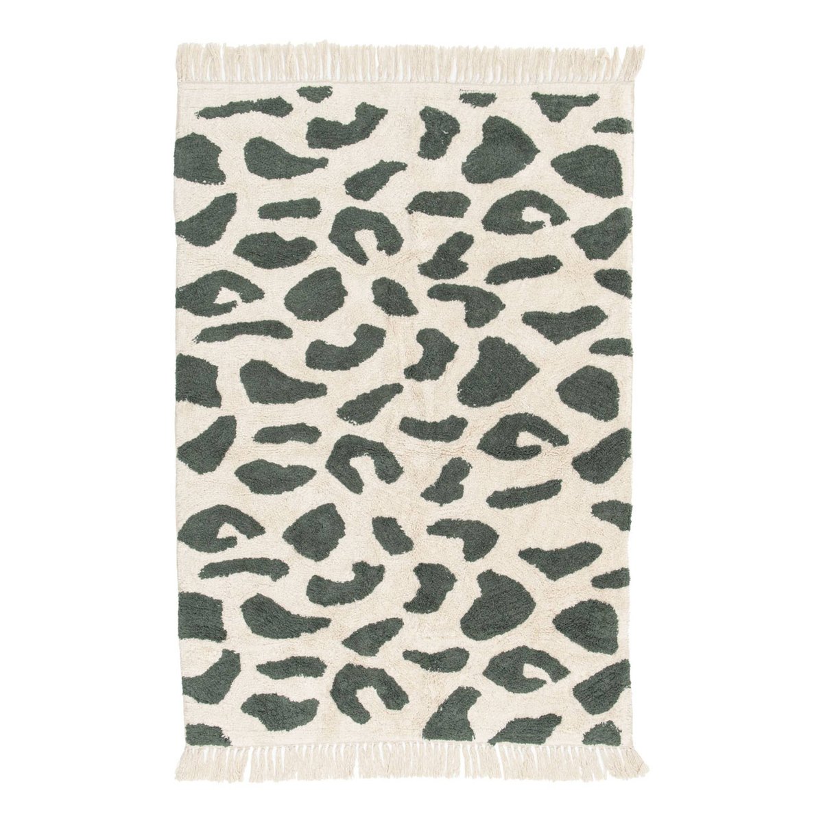 Tapis intérieur rectangulaire contemporain GLEN vert foncé, SWEEEK