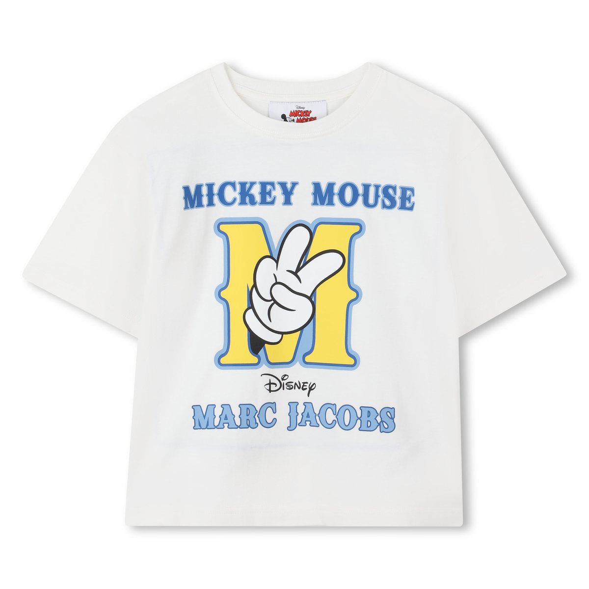 T-shirt en jersey de coton ivoire pastel, MARC JACOBS