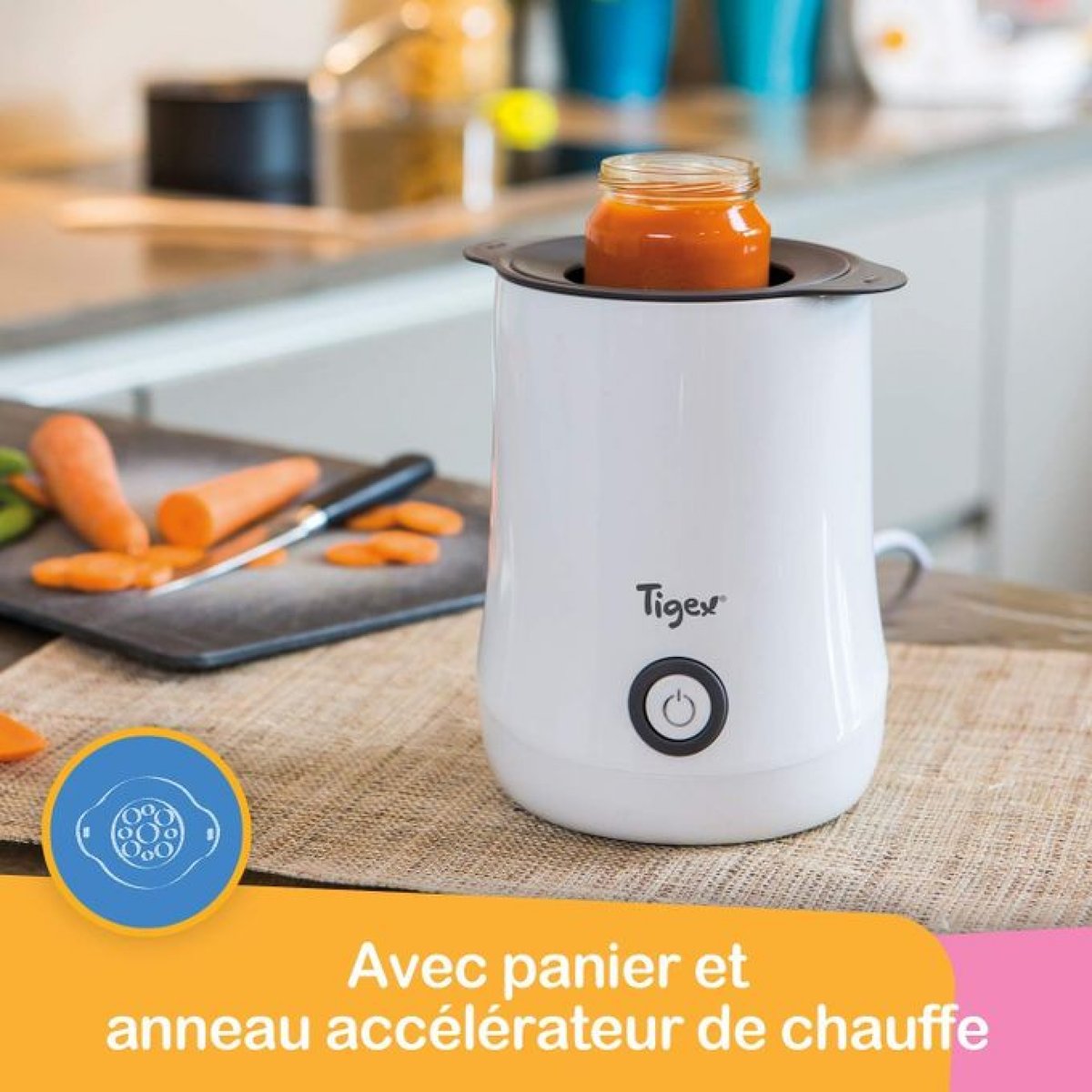 Chauffe-Biberon Express 60 blanc, TIGEX