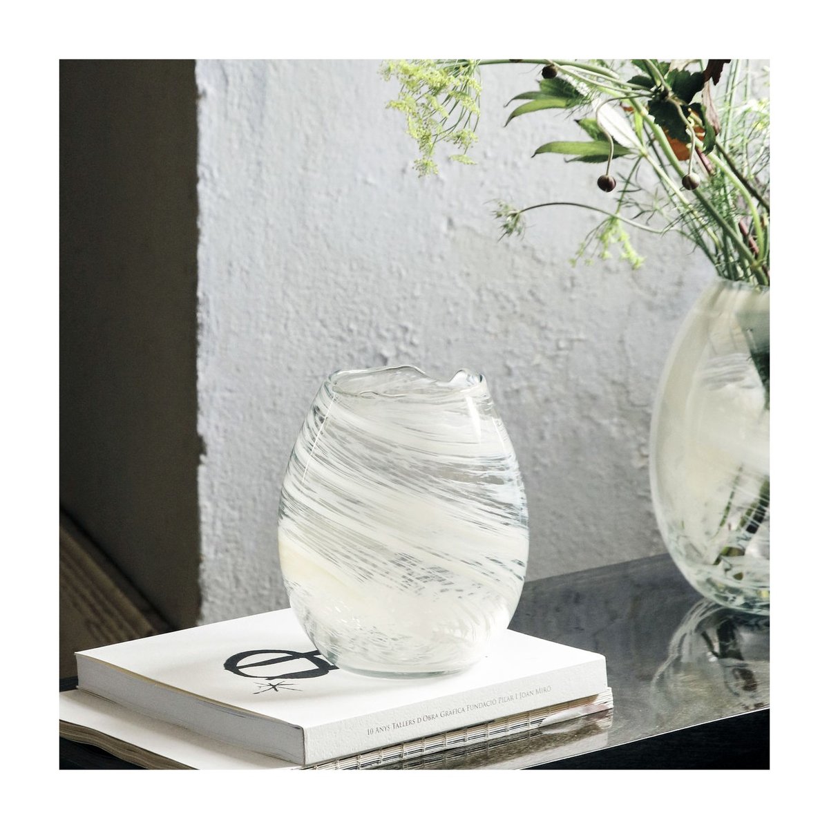 Vase Jupiter H 20 cm vert clair, HOUSE DOCTOR