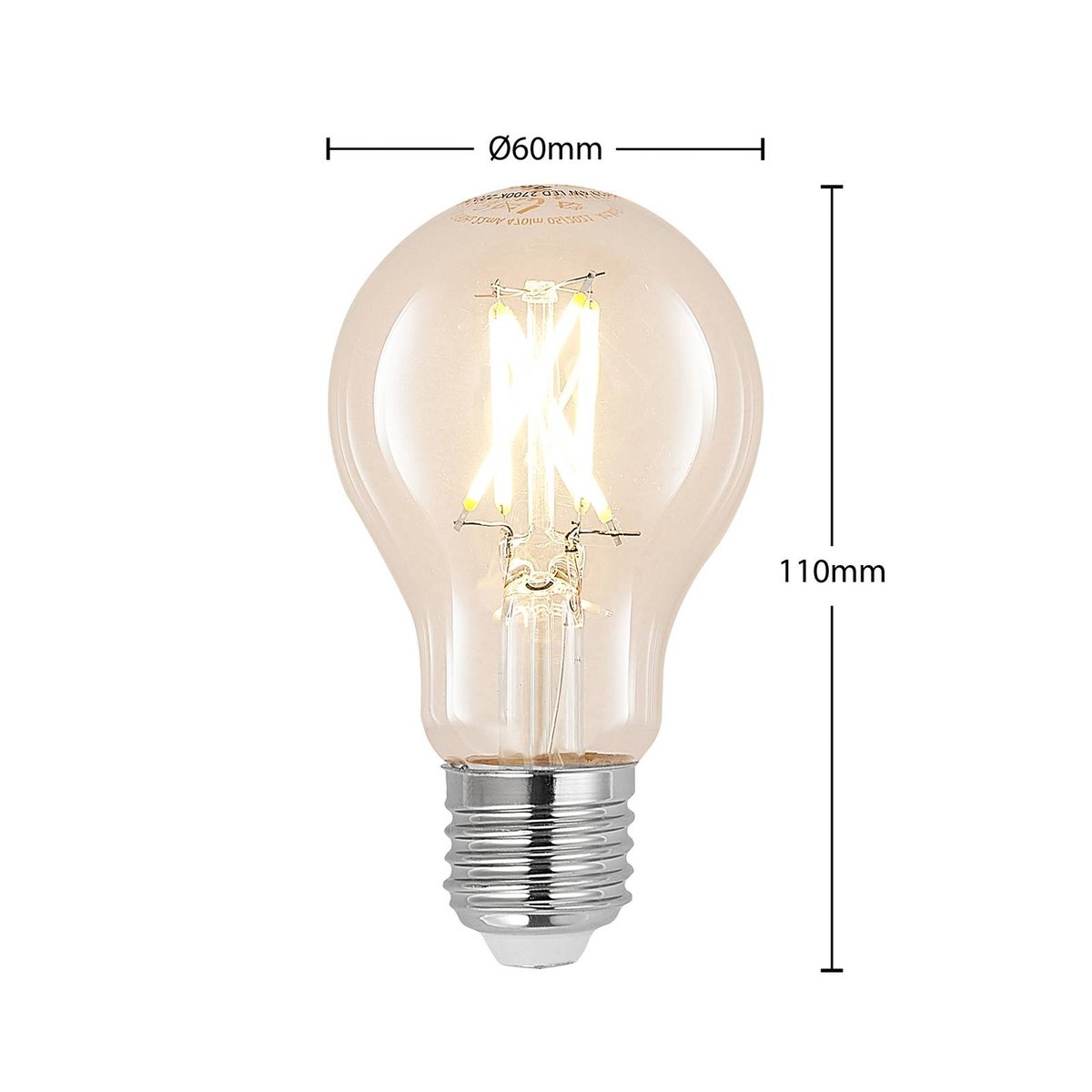 Ampoule E27 en verreLED, E27 4W LED couleur unique, ARCCHIO