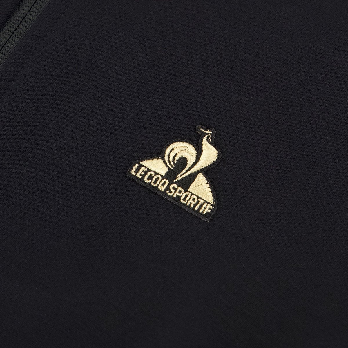 Sweat zippé Coq d'Or noir, LE COQ SPORTIF