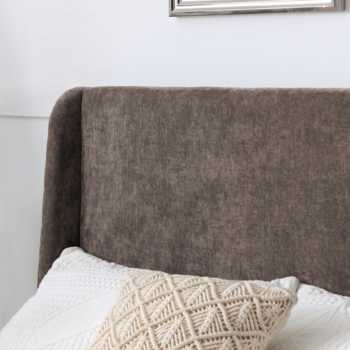 Austin Natural Herringbone Multi-Lift Ottoman Storage Bed mocha, ÉDITÉ