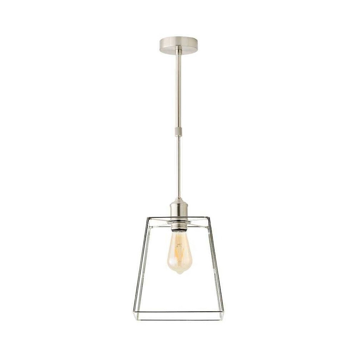 Sylvia Adjustable Drop Ceiling Light brushed chrome, SO'HOME