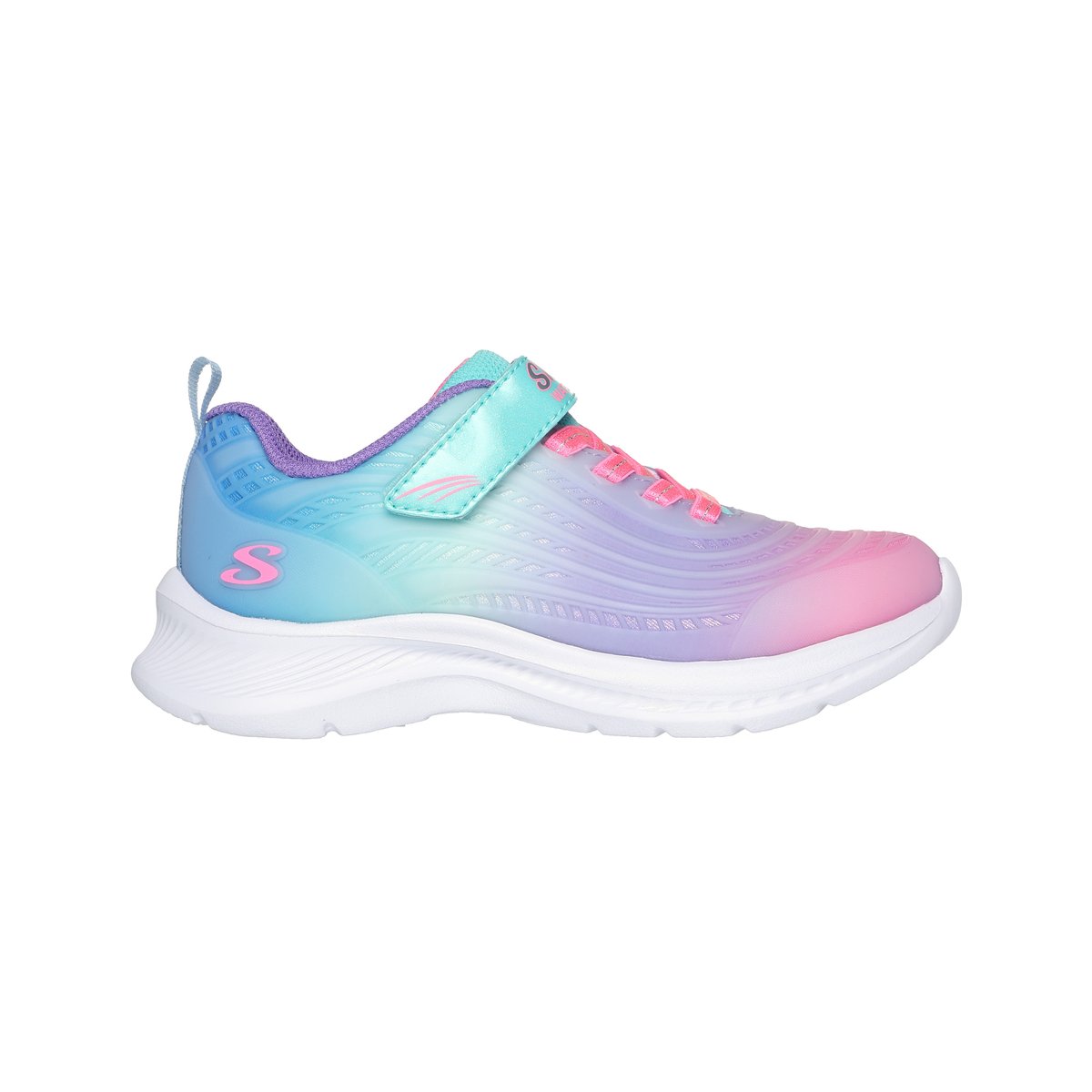Basket à Scratch Blurred Dreams turquoise-multi, SKECHERS