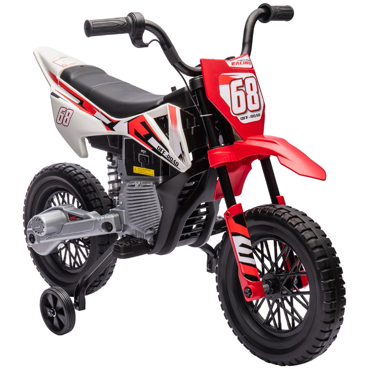 Moto électrique à conducteur assis PP Rouge rouge, AIYAPLAY