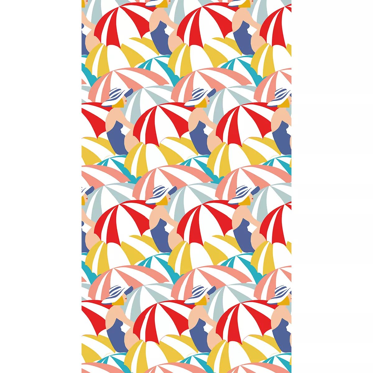 Fouta pur coton PARASOLS pop, GARNIER THIEBAUT