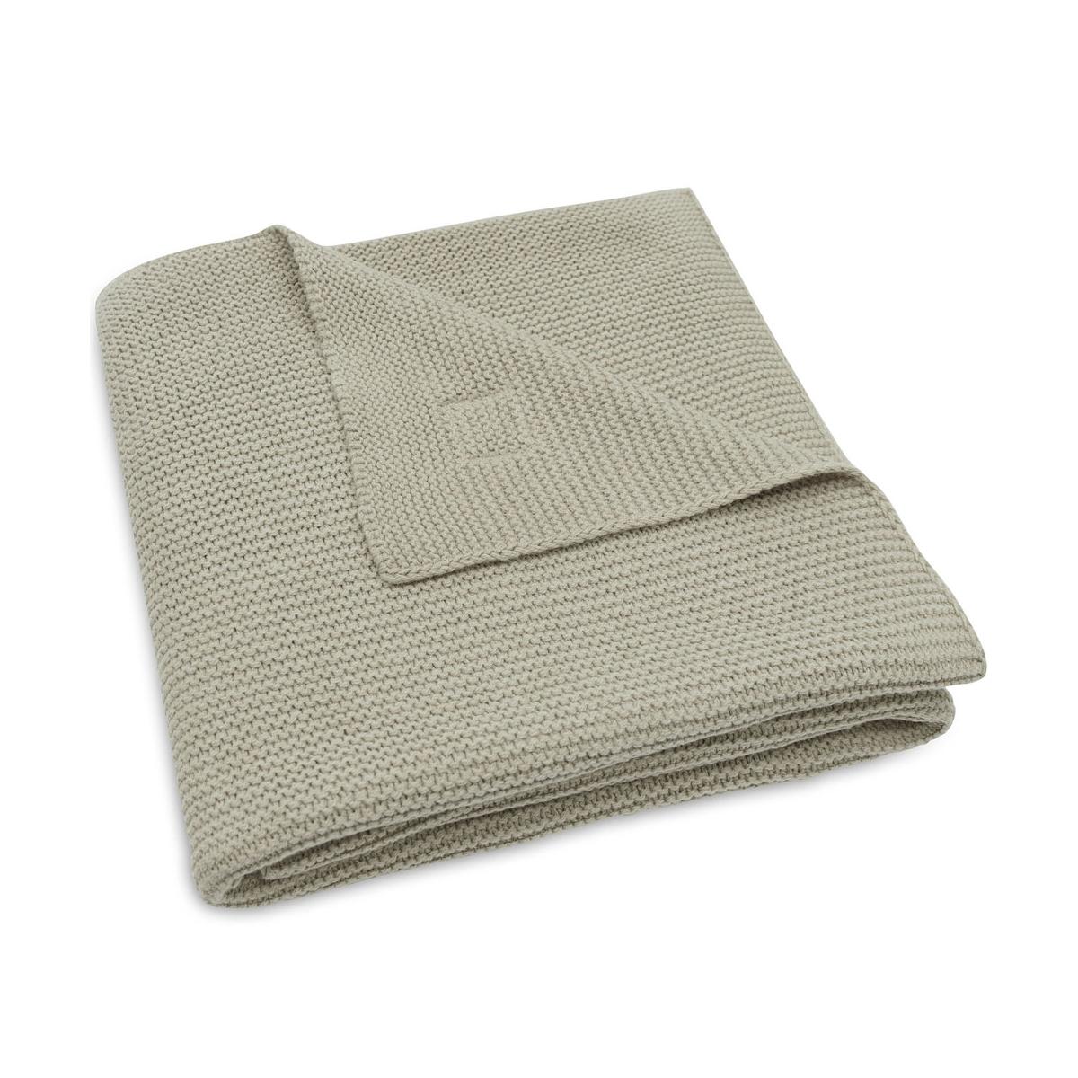 Couverture en tricot vert, JOLLEIN