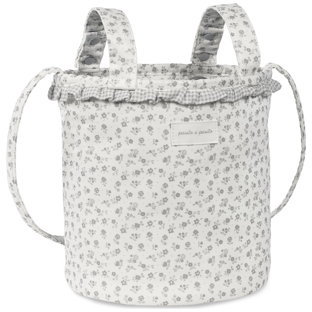 Sac Bucket gris, PASITO A PASITO