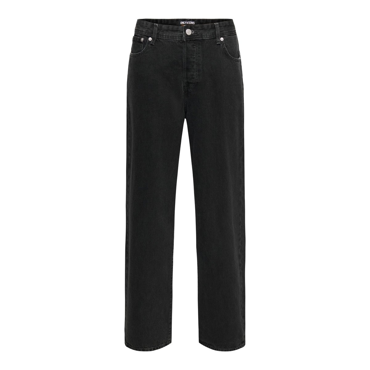 Jean À Coupe Ample washed black, ONLY & SONS