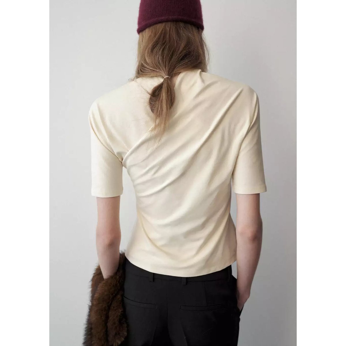 T-shirt devon écru, MANGO
