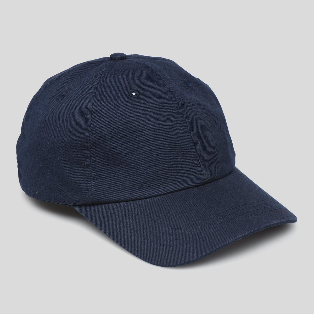 Casquette unie en coton marine, MONOPRIX