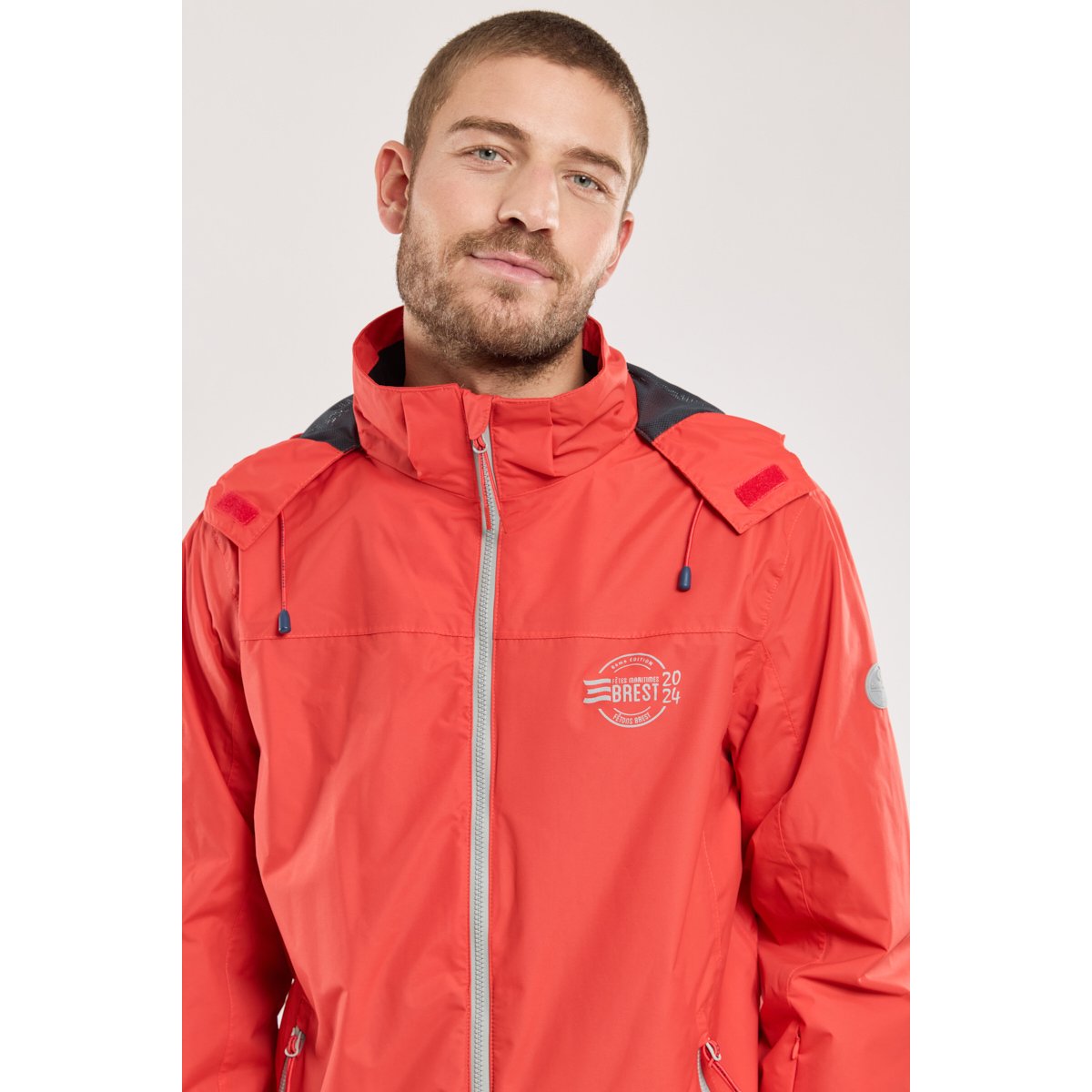 Blouson imperméable pompon, ARMOR-LUX