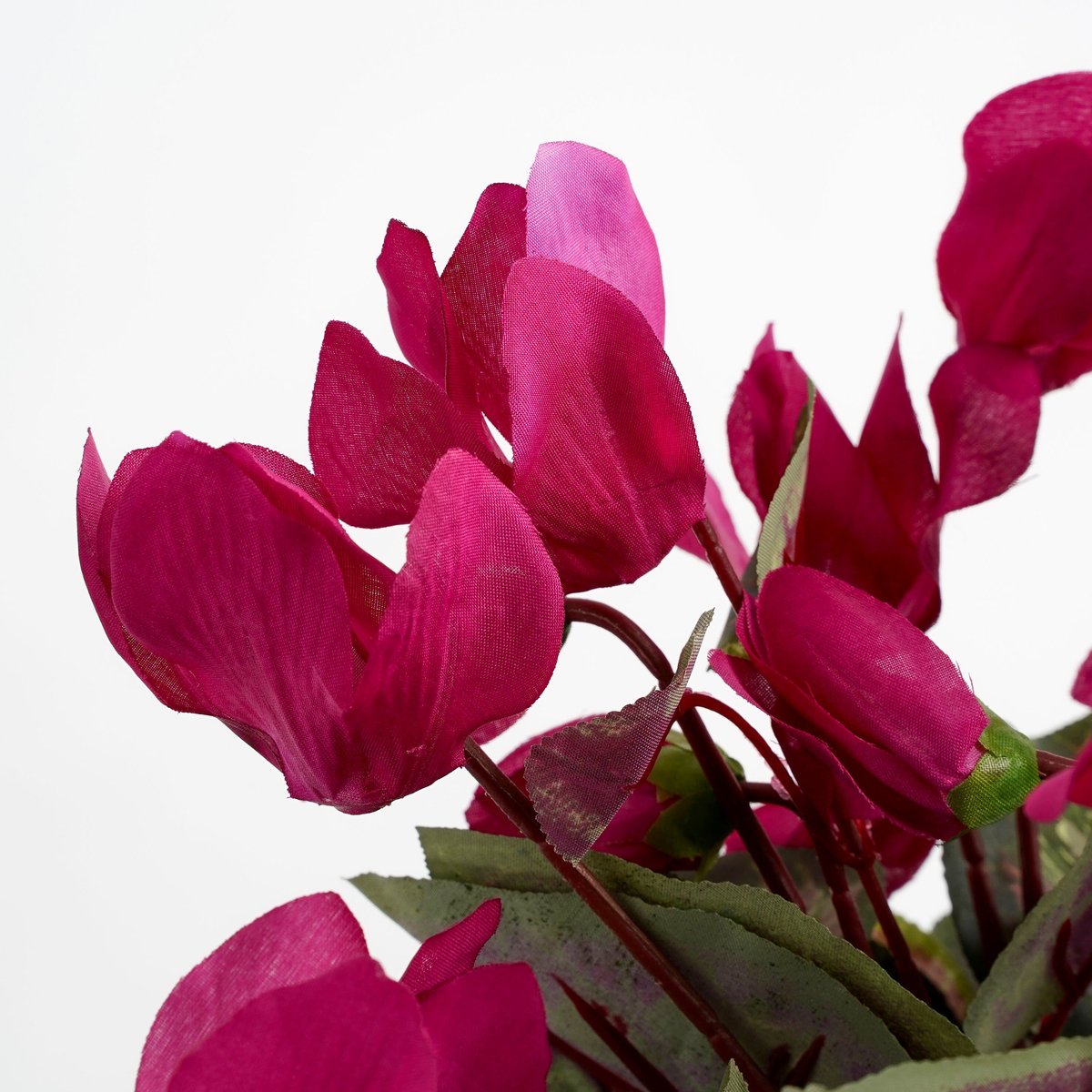 Plante artificielle CYCLAMEN rose foncé, MICA DECORATIONS
