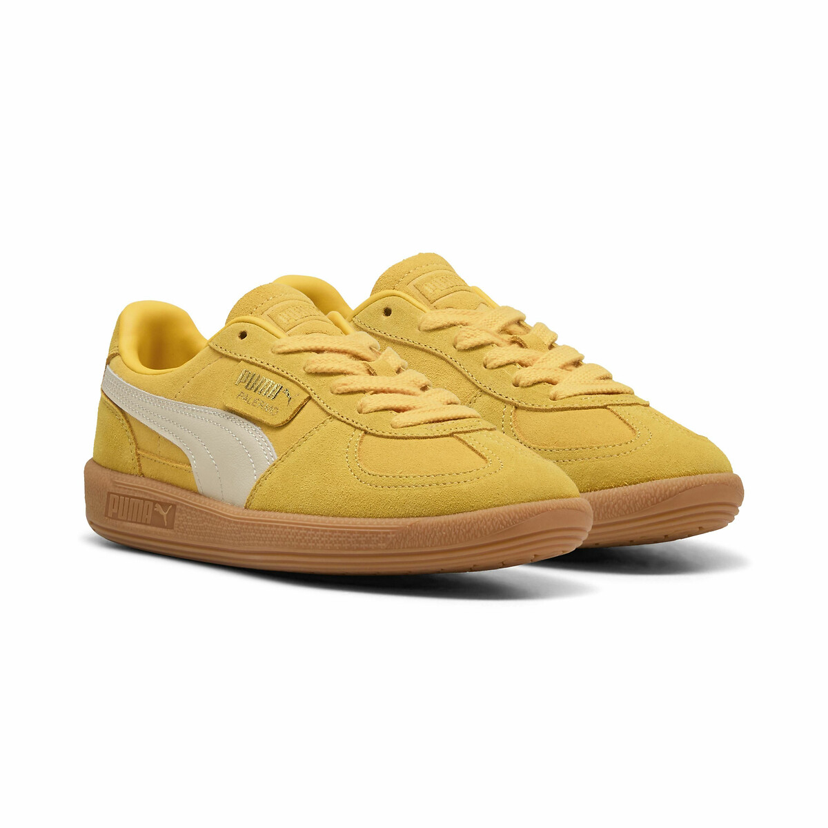 Palermo Suede Trainers yellow/white, PUMA