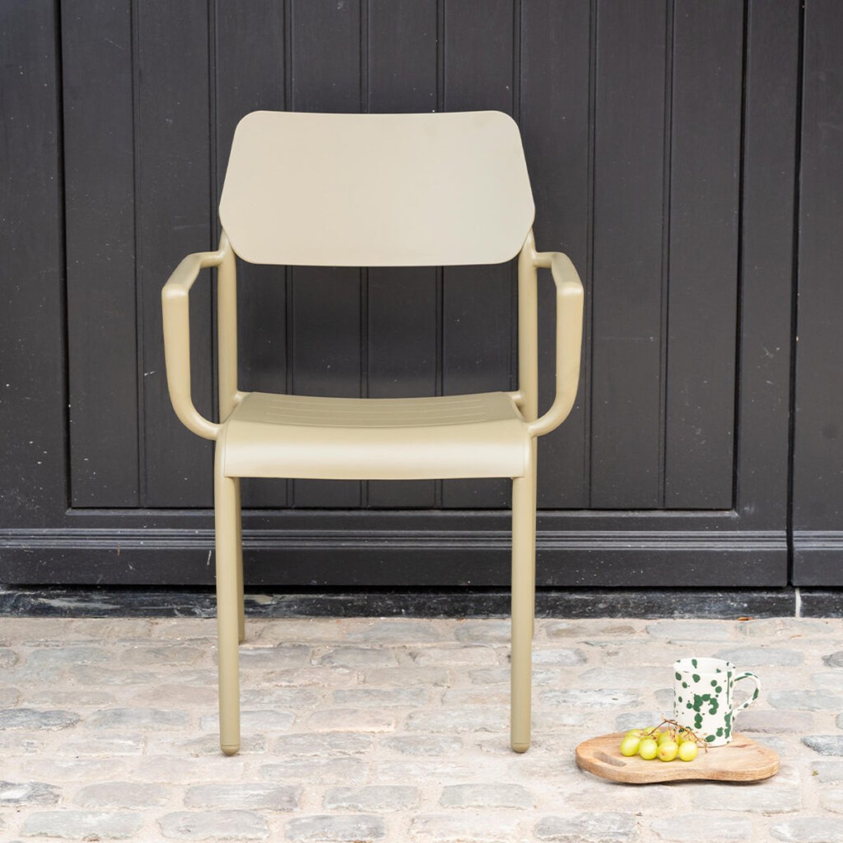 Fauteuil de jardin en aluminium Kaki clair  HAVANA kaki clair, WILSA GARDEN