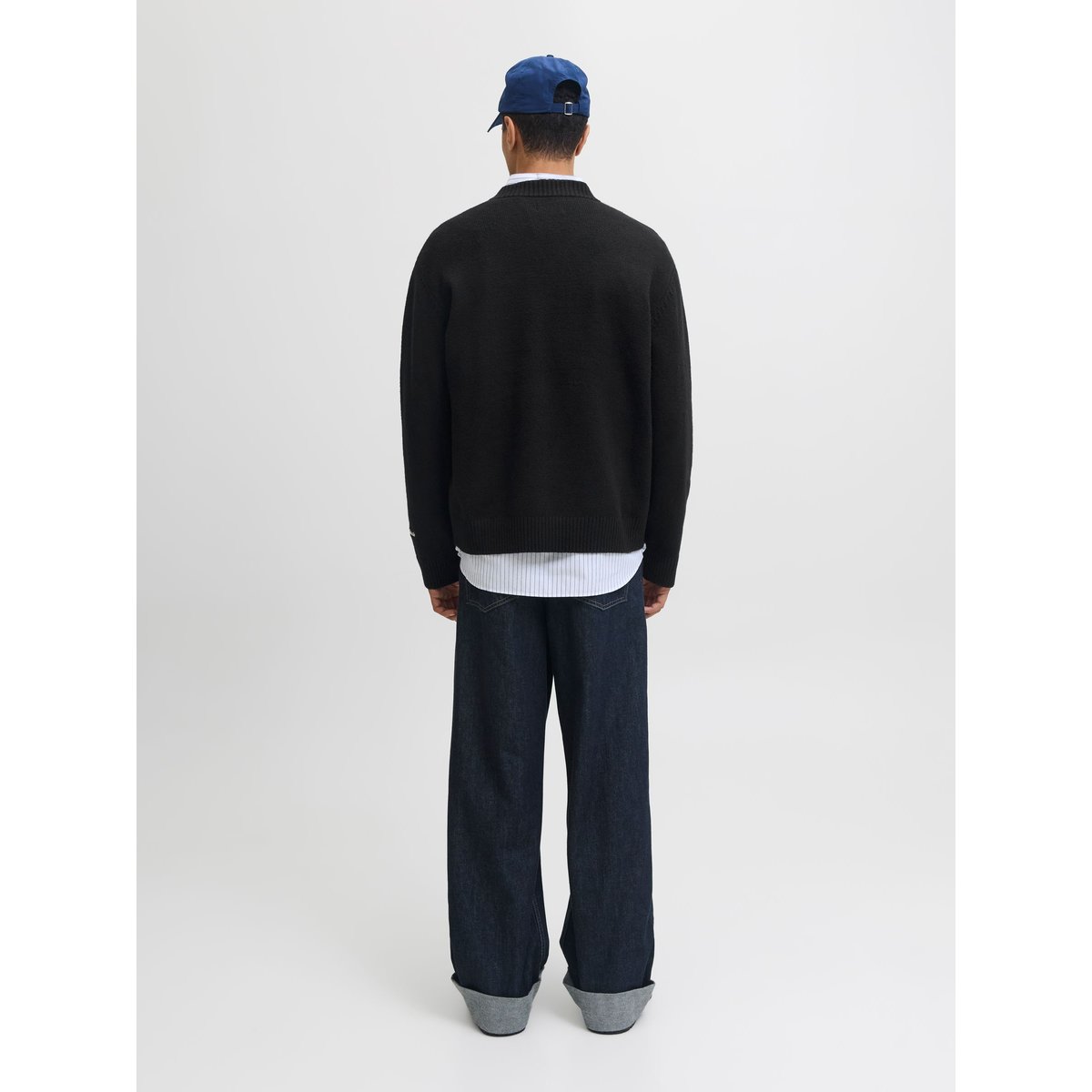 Pull En Maille noire - black, JACK & JONES