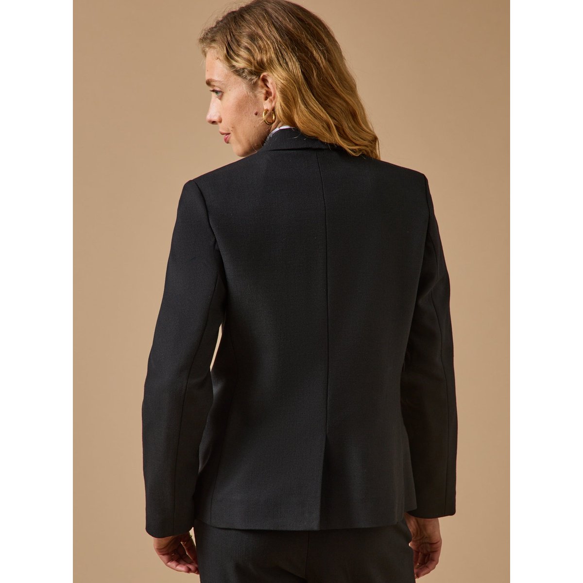 Veste tailleur unie noir, CYRILLUS