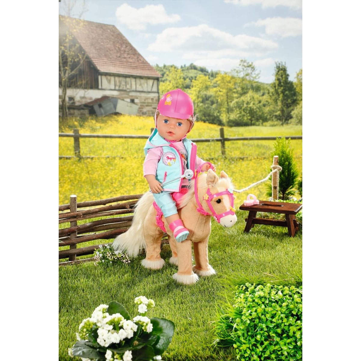 Baby Born My Cute Horse-Cheval en peluche interactive v002235, ZAPF CREATION
