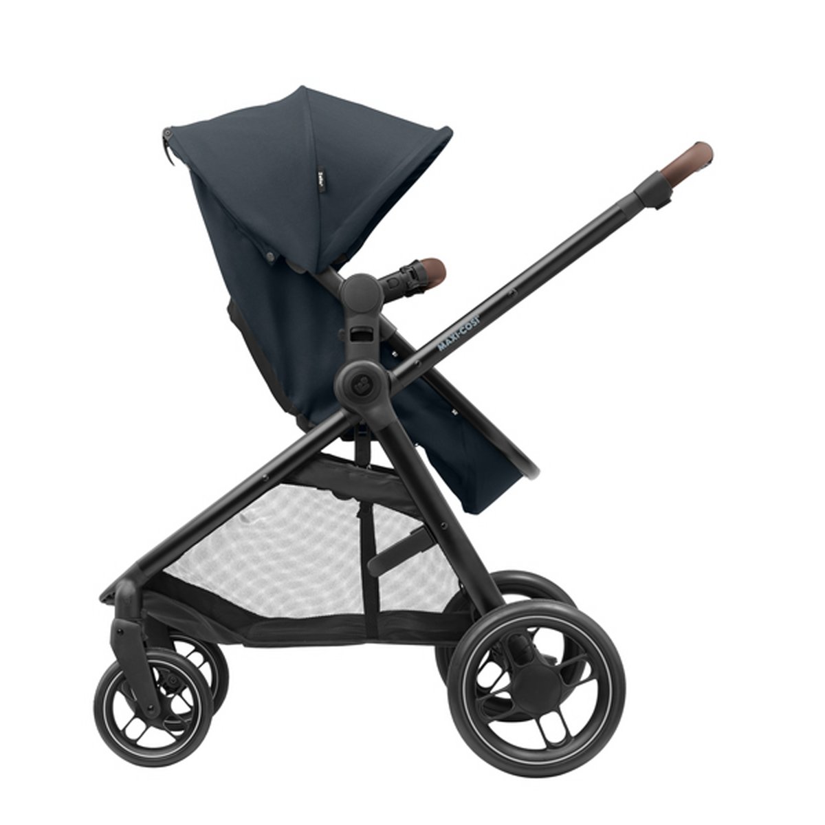 Poussette 2 en 1 Zelia 3, avec nacelle intégrée gris essentiel, MAXI COSI