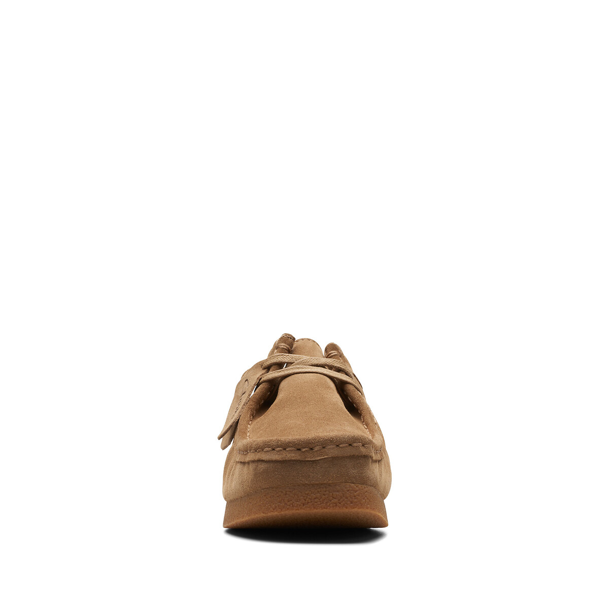 Chaussures Wallabee en cuir suédé Evo camel, CLARKS