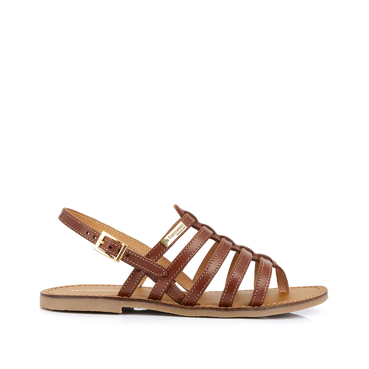Herilo Leather Sandals tan, LES TROPEZIENNES PAR M.BELARBI