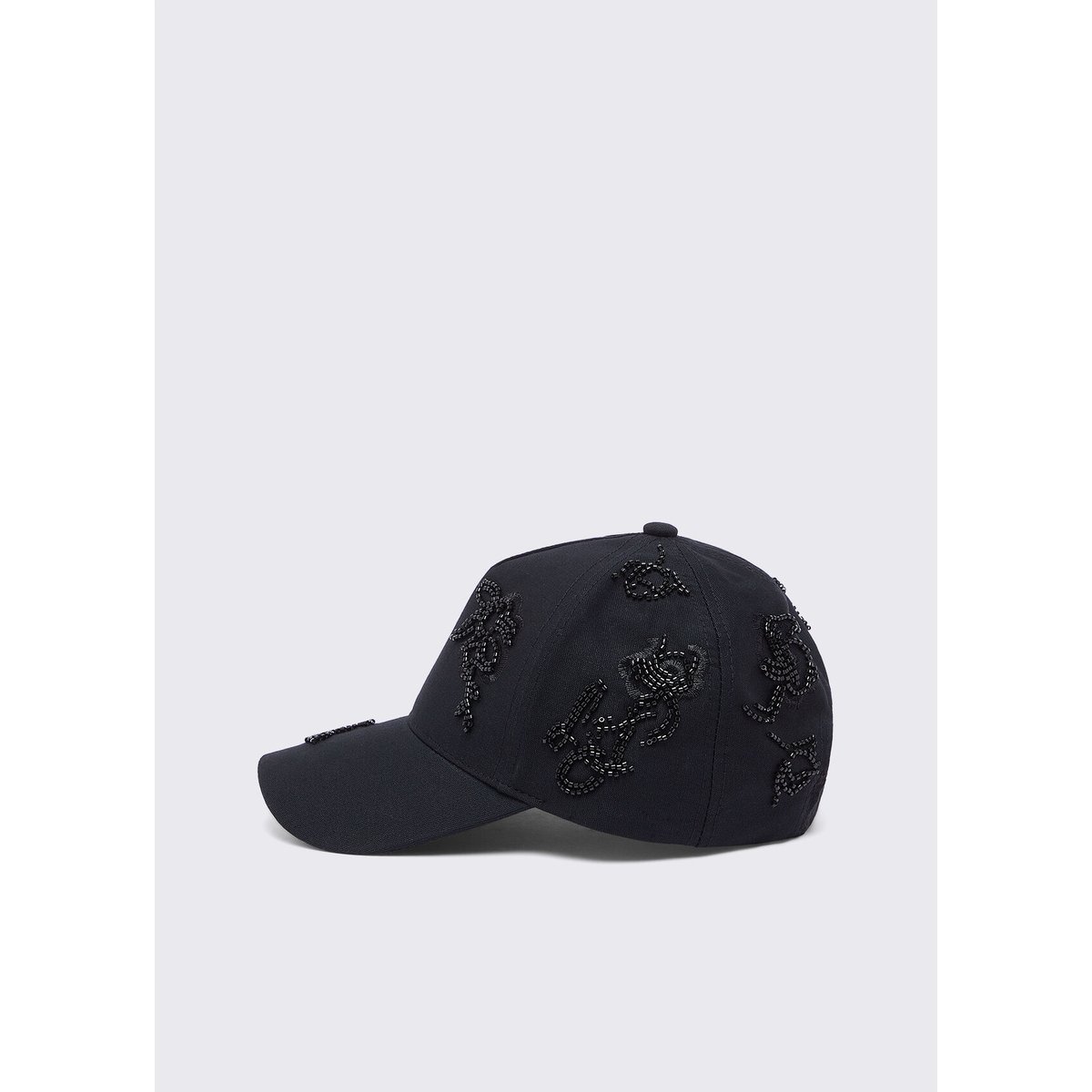 Casquette de baseball brodée noir, LIU JO