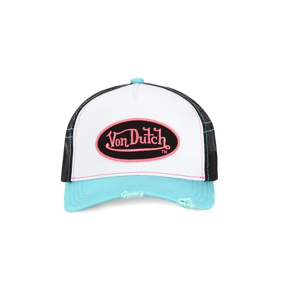 Casquette Trucker avec filet Summer turquoise, VON DUTCH